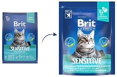 Брит Премиум Cat Sensitive (Ягненок, индейка)