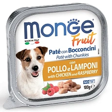 Monge Dog Fruit Pate (Курица и малина)