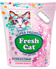 Fresh Cat Силикагелевый наполнитель Утренняя свежесть