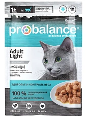 ProBalance Консервированный корм Adult Light для малоподвижных кошек