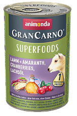 Gran Carno Superfoods (Ягненок, амарант, клюква, лососевое масло)