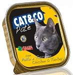 Adragna Cat&Co Паштет из курицы и индейки