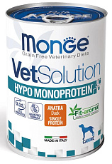 Monge VetSolution Hypo Monoprotein Dog (Утка)