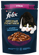 Felix Мясные ломтики для кошек (Утка в соусе)