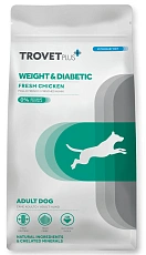 Trovet Plus Adult Dog Weight & Diabetic (Курица)