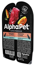 AlphaPet Superpremium Dog Теленок и тыква в соусе
