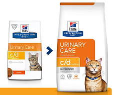 Hill's Prescription Diet c/d Multicare Urinary Care для кошек, с курицей