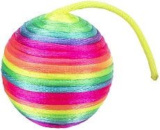 Trixie Игрушка для кошек Гремящий мячик, разноцветный