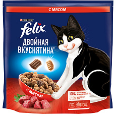 Felix Двойная вкуснятина для кошек (Мясо)