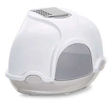 IMAC Био-туалет для кошек угловой GINGER, 52х52х44,5h см