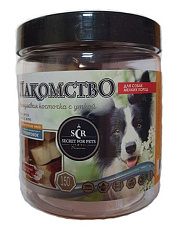 Secret Кальциевая косточка с уткой для собак мелких пород