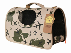 Happy Panda сумка-переноска "Green plane"