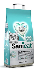 Sanicat Clumping White Unscented