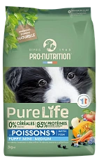 Flatazor Pure Life Puppy Mini/Medium (Рыба)