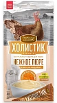 Деревенские лакомства Холистик Нежное пюре из индейки с икрой летучей рыбы