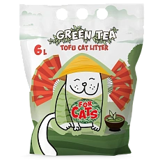 FOR CATS Наполнитель Tofu Natural (зеленый чай)