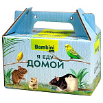 Bambini Pets Переноска-кормушка для птиц и грызунов