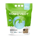 Комфикот Наполнитель древесный впитывающий, мелкие гранулы