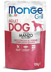 Monge Пауч Grill Adult Dog (Говядина)