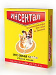 Экопром Инсектал капли для кошек и собак от 2 до 4 кг
