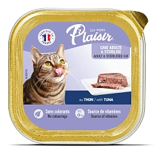 Plaisir Паштет для кошек (Тунец)