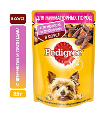 Pedigree для собак миниатюрных пород (Ягненок и овощи в соусе)