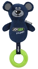 Joyser Puppy Мишка с резиновым кольцом и пищалкой