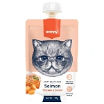 Wanpy Cat Мясное пюре из лосося