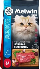 Melwin Junior Cat (Телятина)