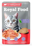 Royal Food Ломтики в желе с говядиной для кошек