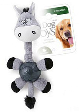 GiGwi Игрушка для собак Осел с мячом и пищалкой