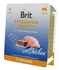 Brit Premium Воздушный паштет для стерилизованных кошек (Курица)