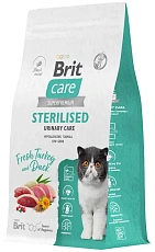 Brit Care Cat Sterilised Urinary Care (Индейка, утка)