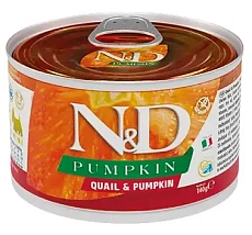 Консервы Farmina N&D Pumpkin Dog Adult Mini (Перепел, тыква)