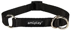 Ошейник-полуудавка AmiPlay Reflective XL (Черный)