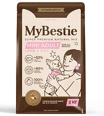 MyBestie Mini Adult Dog (Ягненок, рис)