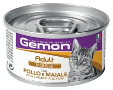 Gemon Cat Adult Mousse (Курица и свинина)