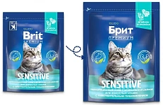 Брит Премиум Cat Sensitive (Ягненок, индейка)