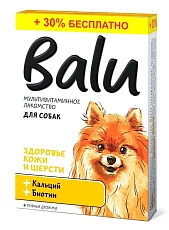 BALU Здоровье кожи и шерсти Лакомство мультивитаминное для собак