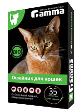 Gamma Ошейник БИО для кошек от внешних паразитов