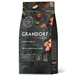 Grandorf Fresh Adult Medium & Maxi (Индейка и батат)
