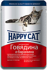 Happy Cat Пауч Говядина Баранина