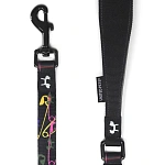  United Pets Поводок Complete me, черный с разноцветными булавками