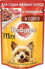 Pedigree для собак мелких пород (Говядина в соусе)