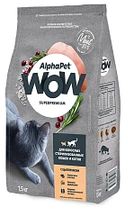 AlphaPet WOW Superpremium Cat Sterilised (Цыпленок)