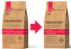 Grandorf Adult Medium & Maxi (Ягненок, индейка)