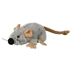 JollyPaw Игрушка для кошек Мышь, серая