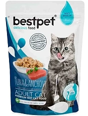 Bestpet Adult Cat (Тунец и анчоусы в желе)