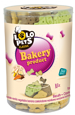 Lolo Pets Печенье для собак фигурные крокеты Mix