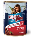 Miglior Gatto Кусочки с говядиной в соусе (консервы)